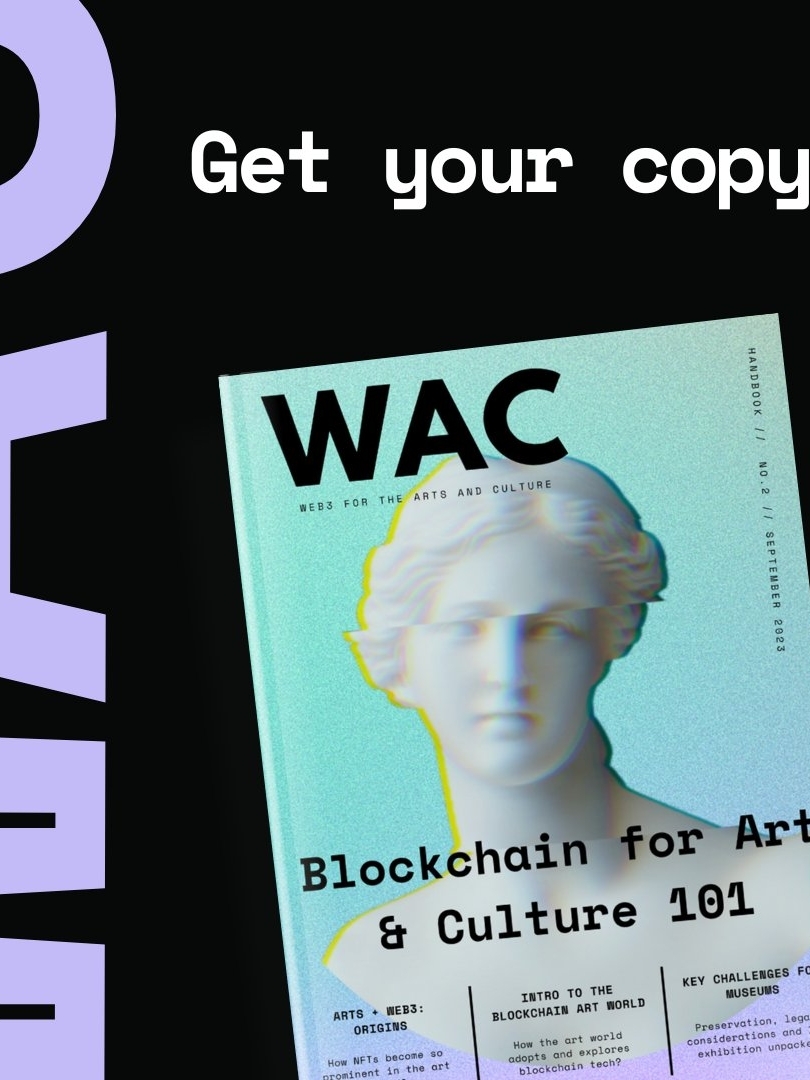 The WAC Handbook #2 - Blockchain for Art and Culture 101